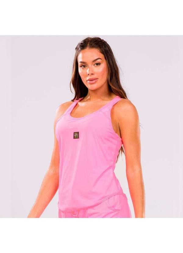 Donna Carioca - Regata Básica Rosa Confete Poliamida Soft Rosa 4