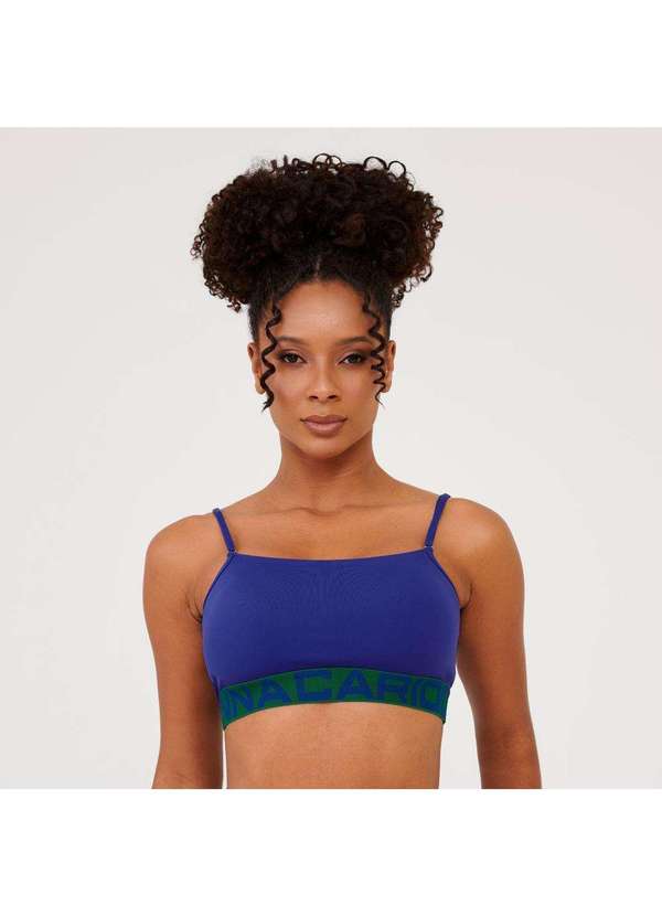 Donna Carioca - Top Attack Azul Sublime Poliamida Azul 2