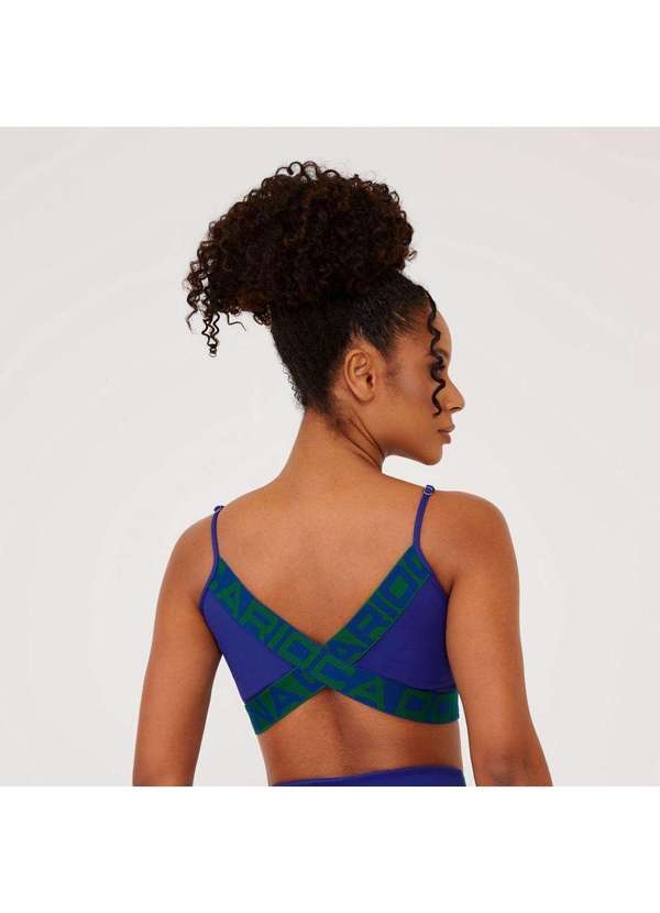 Donna Carioca - Top Attack Azul Sublime Poliamida Azul 3