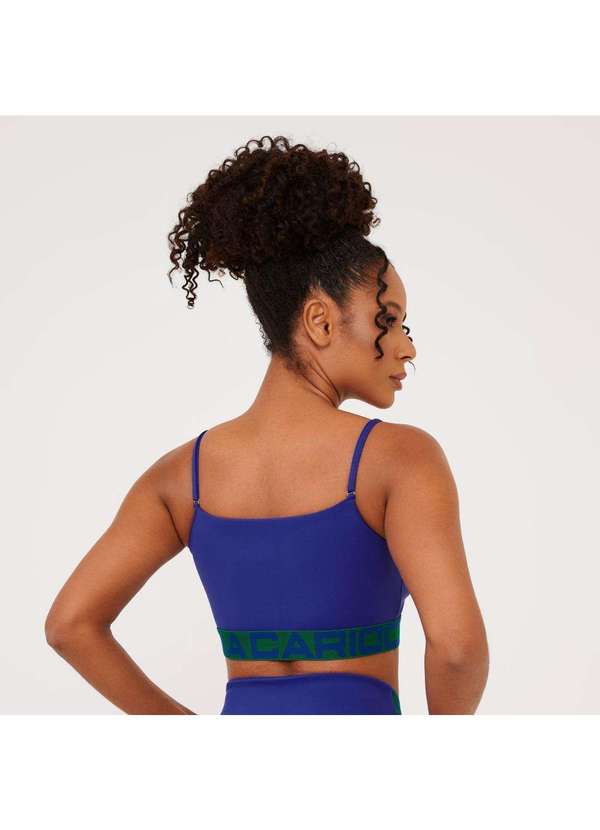 Donna Carioca - Top Attack Azul Sublime Poliamida Azul 4