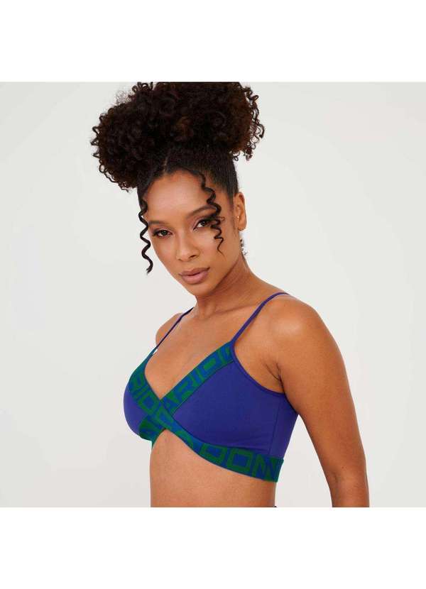 Donna Carioca - Top Attack Azul Sublime Poliamida Azul 5