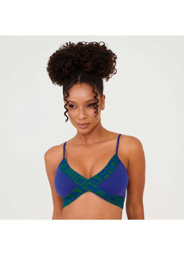 Donna Carioca - Top Attack Azul Sublime Poliamida Azul 7