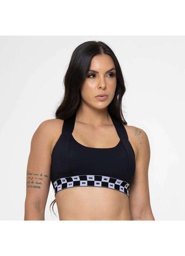 Donna Carioca - Top Black Chess Preto