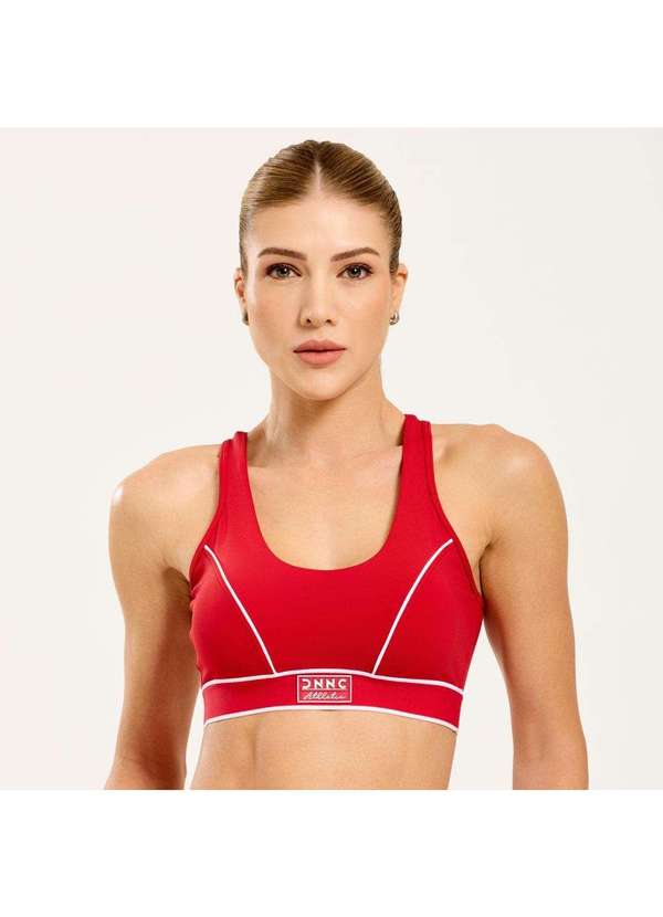 Donna Carioca - Top Epic Vermelho Dedo de Moça Poliamida com Bojo Vermelho