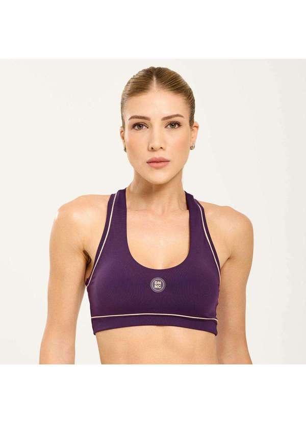 Donna Carioca - Top Extend Mirtilo Poliamida com Bojo Roxo