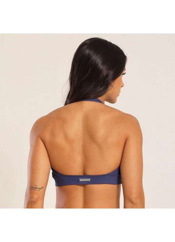 Donna Carioca - Top Frente Única Azul Dusk Poliamida Azul 2