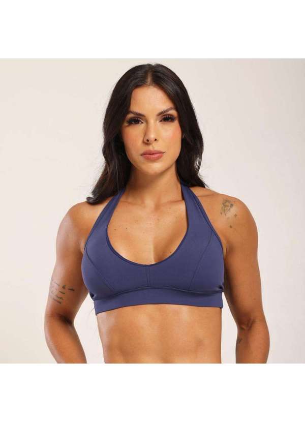 Donna Carioca - Top Frente Única Azul Dusk Poliamida Azul 5