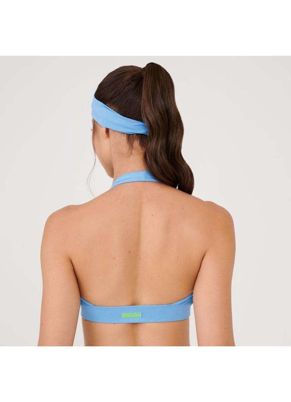 Donna Carioca - Top Frente Única Azul Poliamida Soft Azul 2