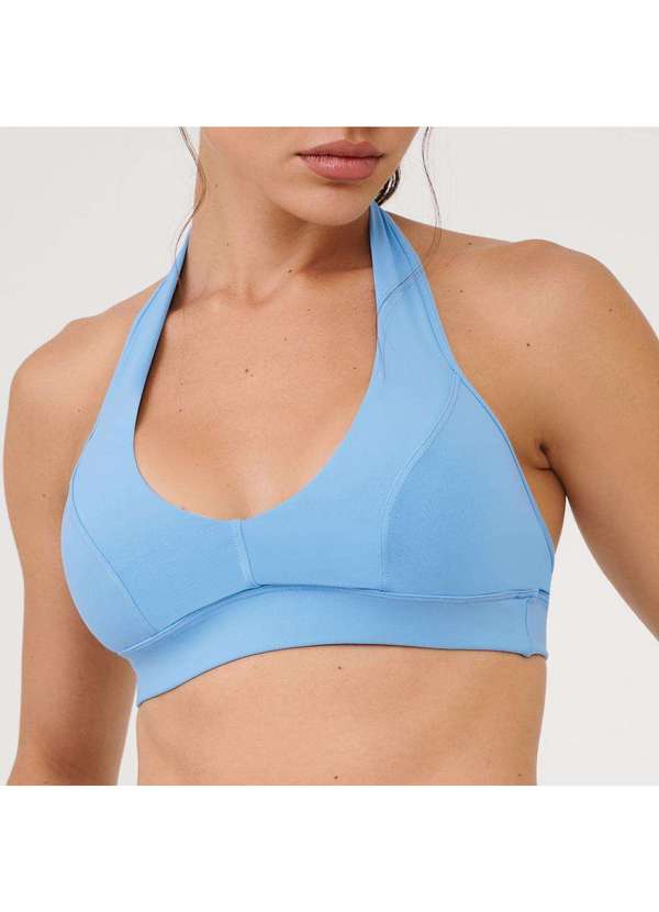 Donna Carioca - Top Frente Única Azul Poliamida Soft Azul 3