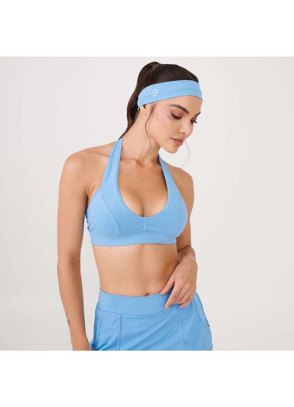 Donna Carioca - Top Frente Única Azul Poliamida Soft Azul 4