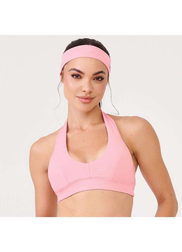 Donna Carioca - Top Frente Única Rosa Princess Poliamida Soft Rosa