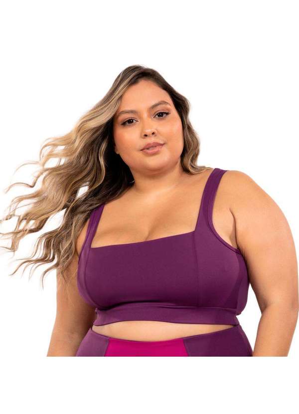 Donna Carioca - Top Shadow Roxo Poliamida Roxo 5