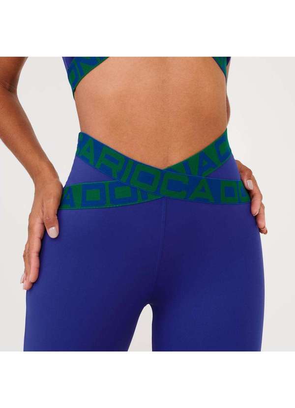 Donna Carioca - Legging Attack Azul Sublime Poliamida Azul 3