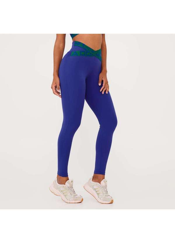 Donna Carioca - Legging Attack Azul Sublime Poliamida Azul 4