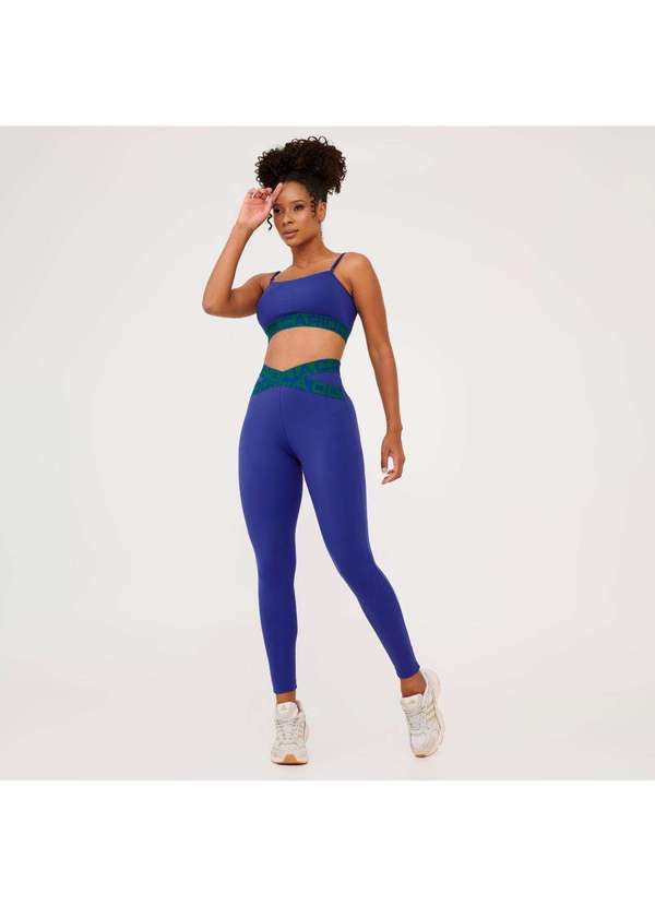 Donna Carioca - Legging Attack Azul Sublime Poliamida Azul 6