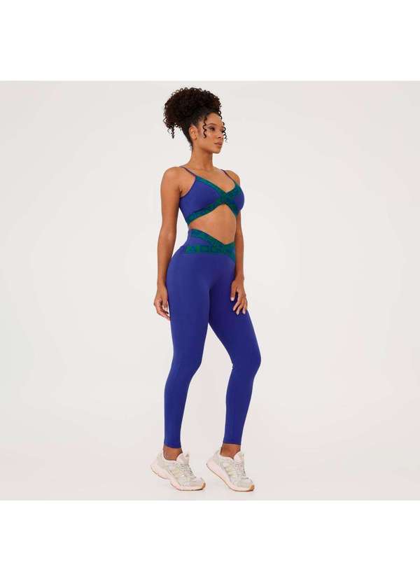 Donna Carioca - Legging Attack Azul Sublime Poliamida Azul 8