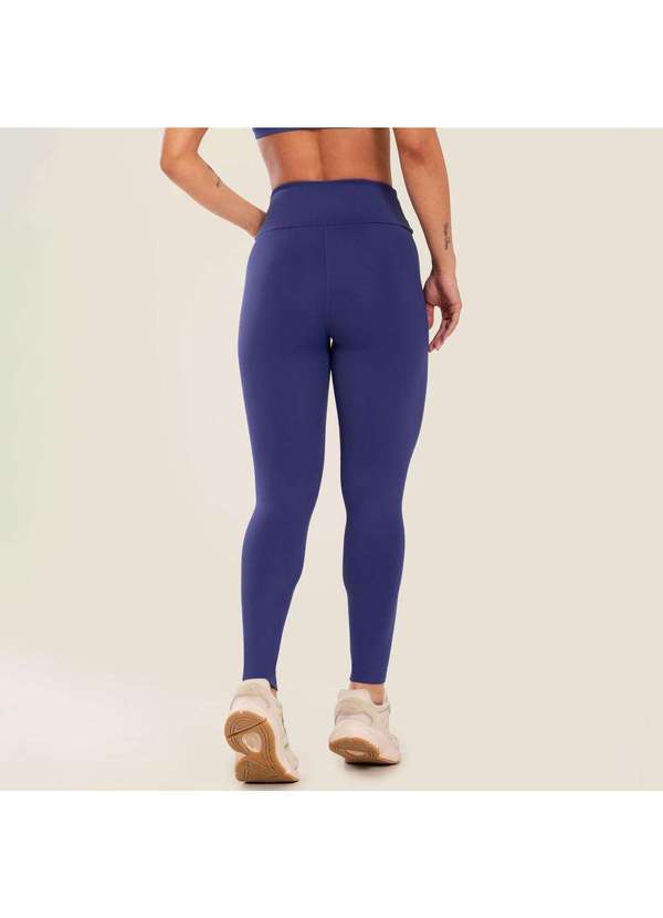 Donna Carioca - Legging Básica Azul Astral Poliamida Azul 2