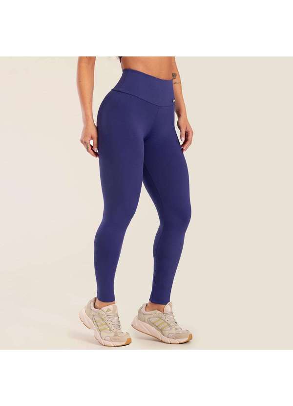 Donna Carioca - Legging Básica Azul Astral Poliamida Azul 4