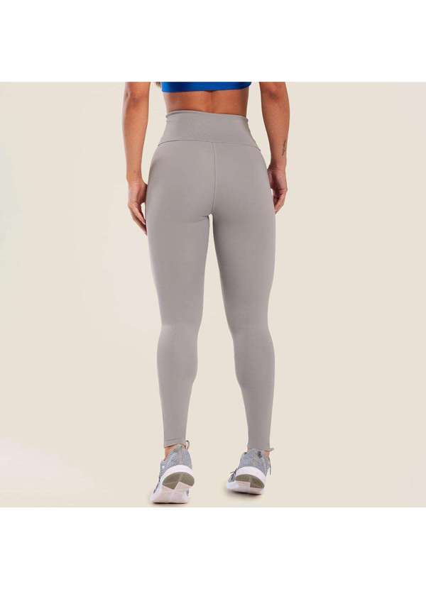 Donna Carioca - Legging Básica Cinza Clean Poliamida Cinza 2