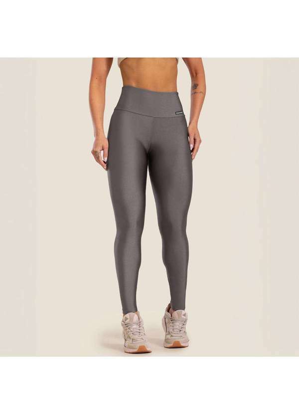 Donna Carioca - Legging Básica Cinza Platinada Cinza 3