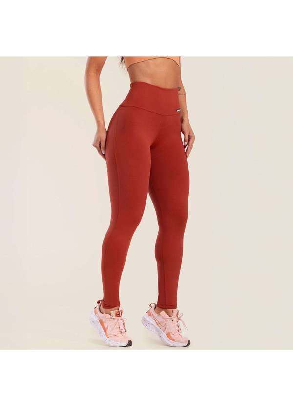 Donna Carioca - Legging Básica Dust Poliamida Terracota 4