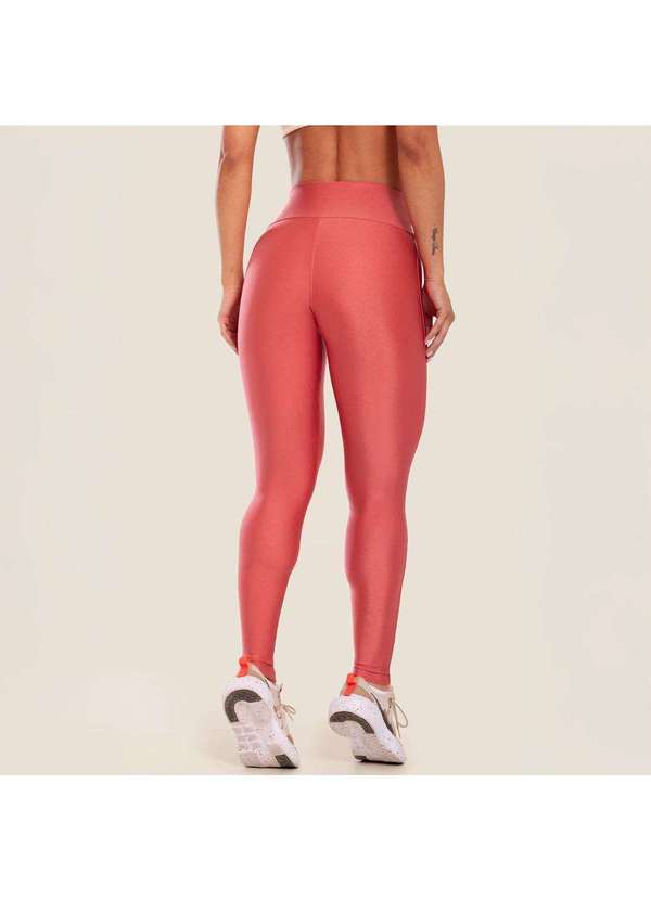 Donna Carioca - Legging Básica Madras Platinada Rosa 2