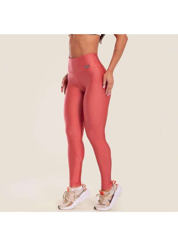 Donna Carioca - Legging Básica Madras Platinada Rosa 5