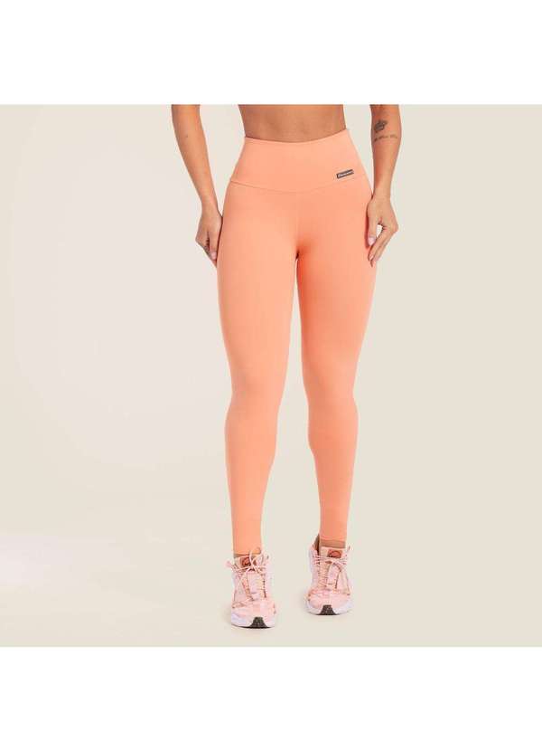 Donna Carioca - Legging Básica Pessego Poliamida Laranja 3