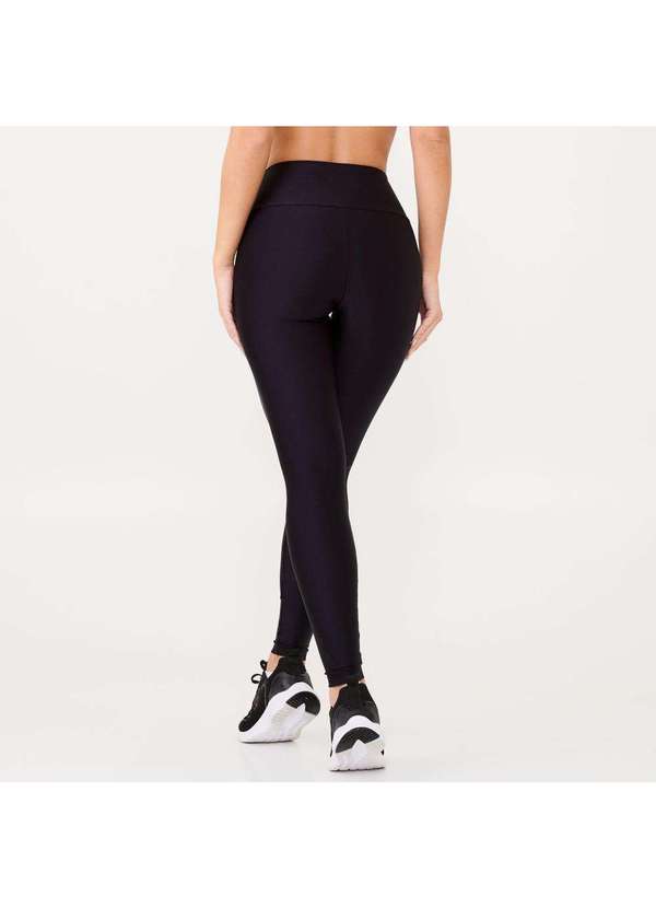 Donna Carioca - Legging Básica Preto Platinada Preto 2