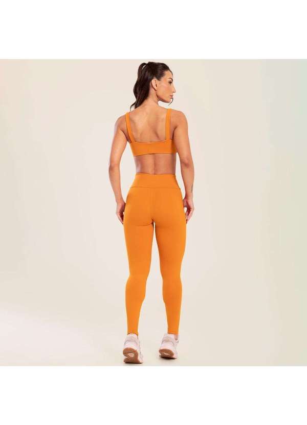 Donna Carioca - Legging Basics Capadocia Poliamida Laranja 6