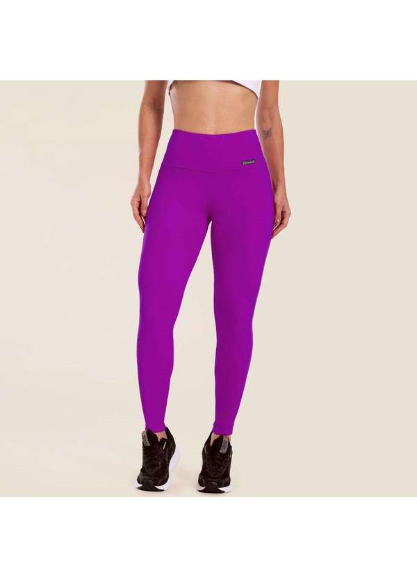 Donna Carioca - Legging Basics Flor Violeta em Poliamida Violeta 3