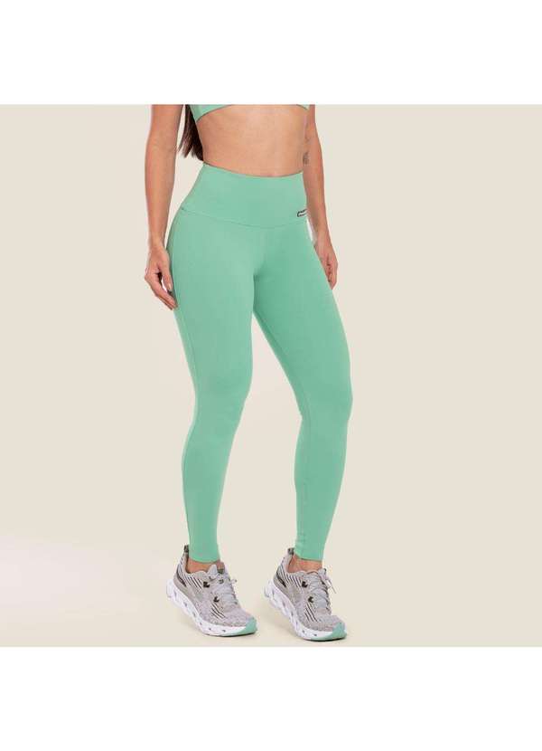 Donna Carioca - Legging Basics Green Frozen Poliamida com Forro Verde 3