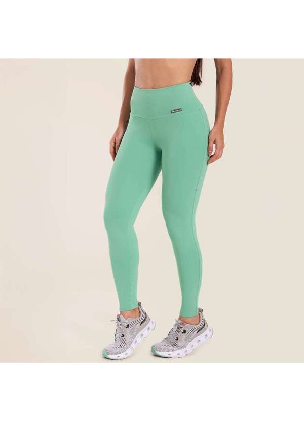 Donna Carioca - Legging Basics Green Frozen Poliamida Verde