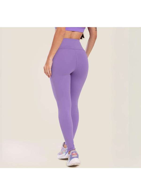 Donna Carioca - Legging Basics Lilas Violete em Poliamida Lilás 2