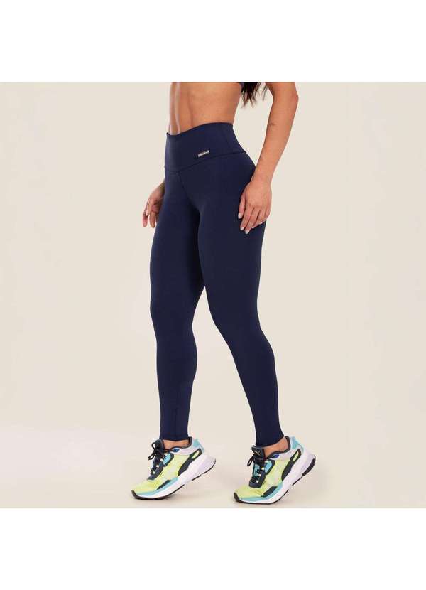 Donna Carioca - Legging Basics Marinho Dnnc Poliamida Azul