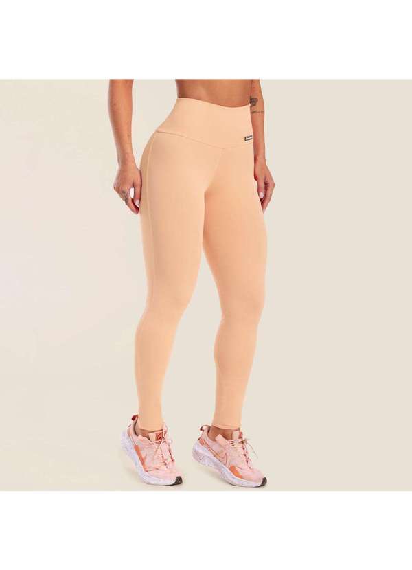 Donna Carioca - Legging Basics Nude Natural Poliamida com Forro Nude 4