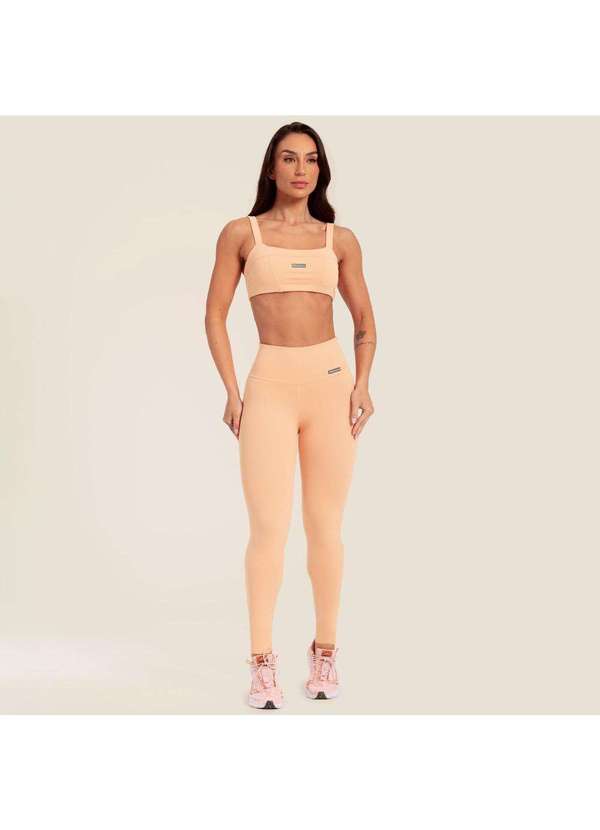 Donna Carioca - Legging Basics Nude Natural Poliamida com Forro Nude 5