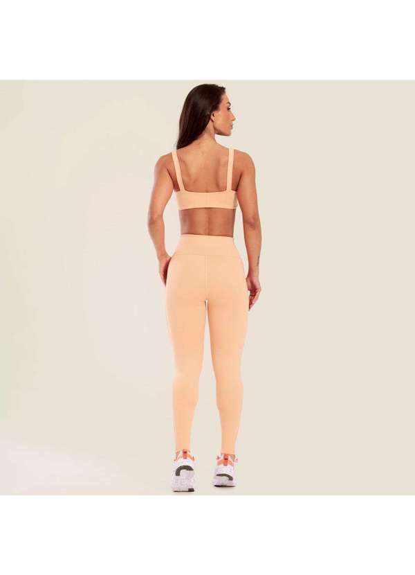 Donna Carioca - Legging Basics Nude Natural Poliamida com Forro Nude 6