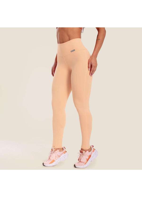 Donna Carioca - Legging Basics Nude Natural Poliamida com Forro Nude 7