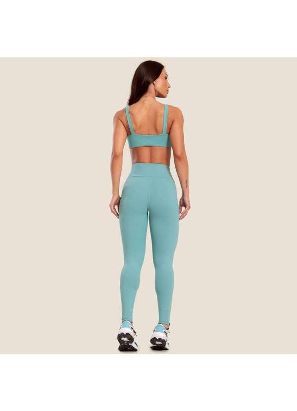 Donna Carioca - Legging Basics Piscine Poliamida Azul 6