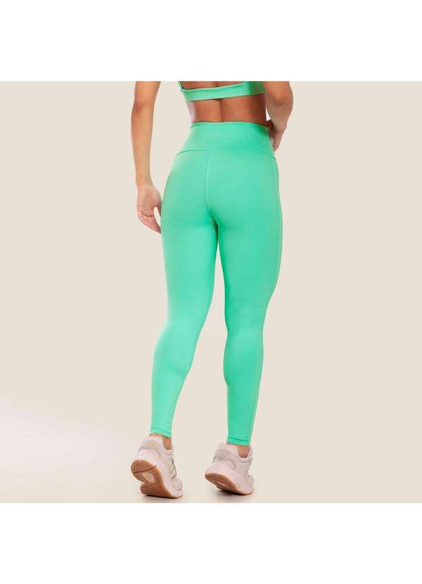 Donna Carioca - Legging Basics Verde Cavalleta Poliamida com Forro Verde 2