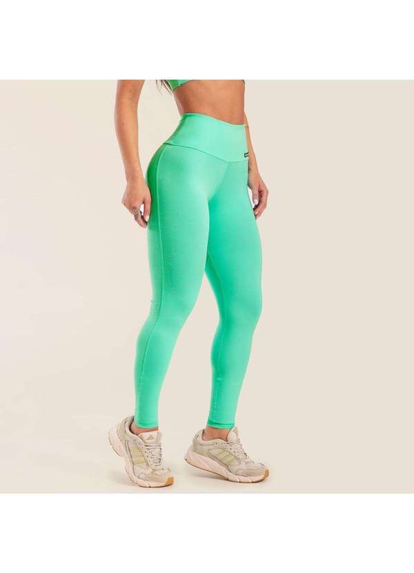 Donna Carioca - Legging Basics Verde Cavalleta Poliamida com Forro Verde 4