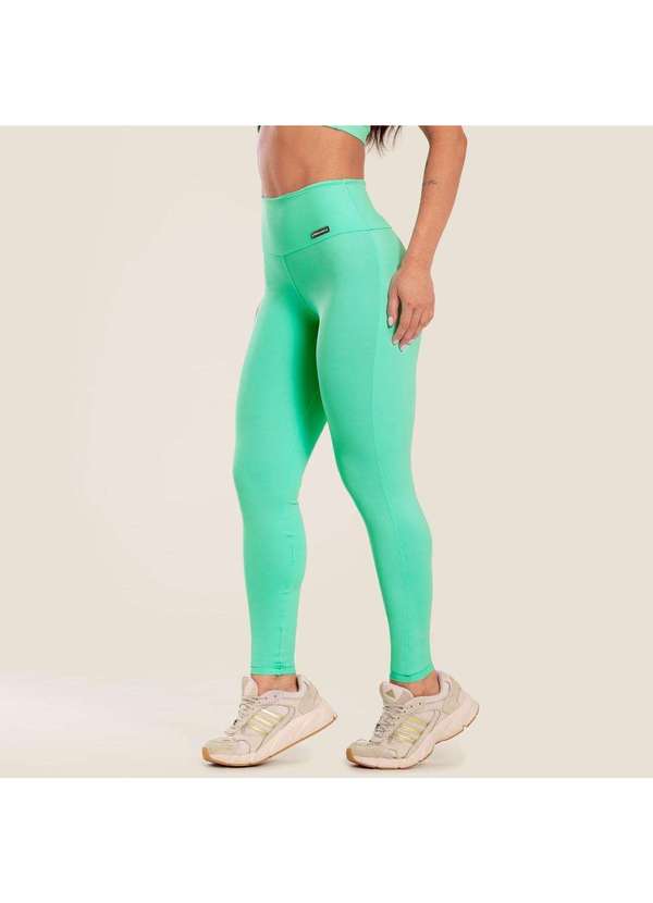 Donna Carioca - Legging Basics Verde Cavalleta Poliamida com Forro Verde 8