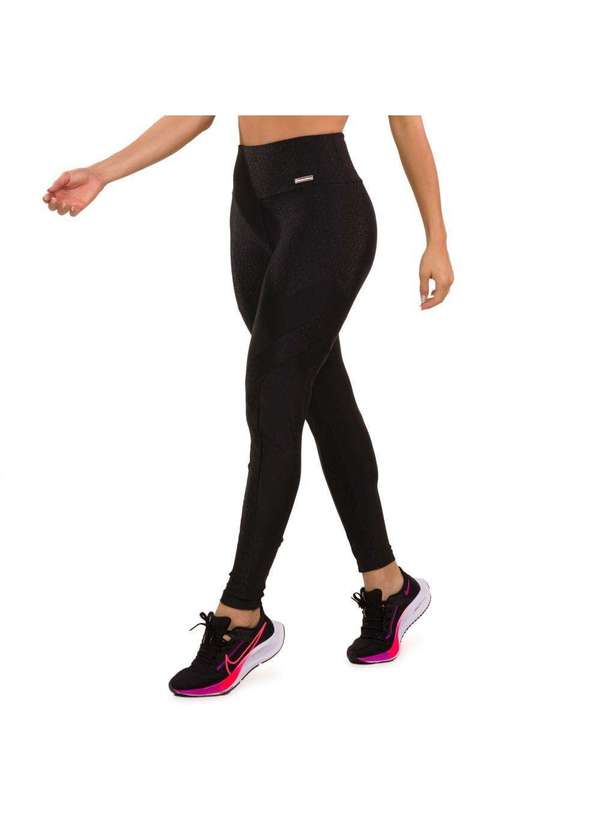 Donna Carioca - Legging Century Preta Platinado Preto