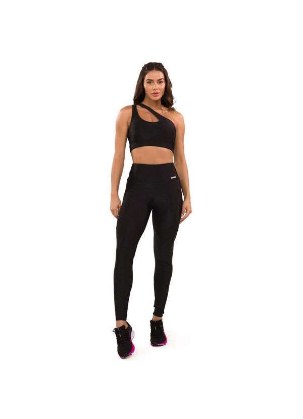 Donna Carioca - Legging Century Preta Platinado Preto 5