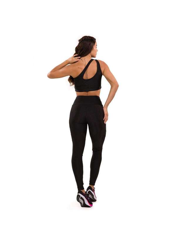 Donna Carioca - Legging Century Preta Platinado Preto 6