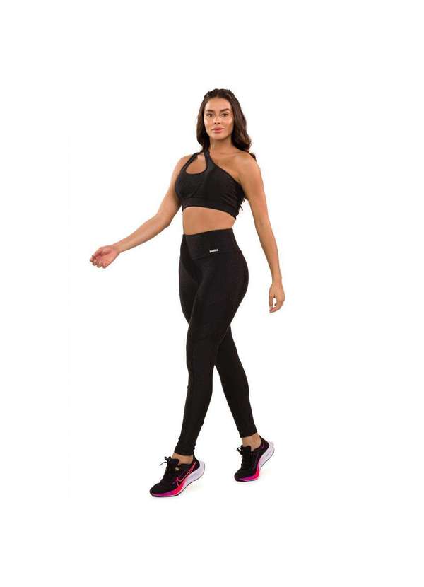 Donna Carioca - Legging Century Preta Platinado Preto 8