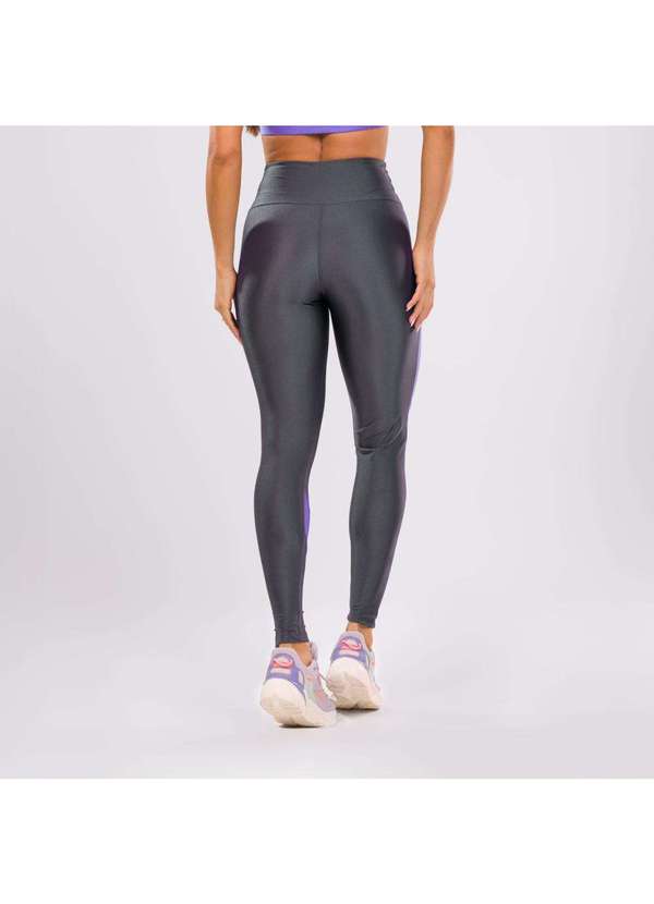 Donna Carioca - Legging Dopamine Cinza Clip Platinado com Estampa Emborrachada Cinza 2
