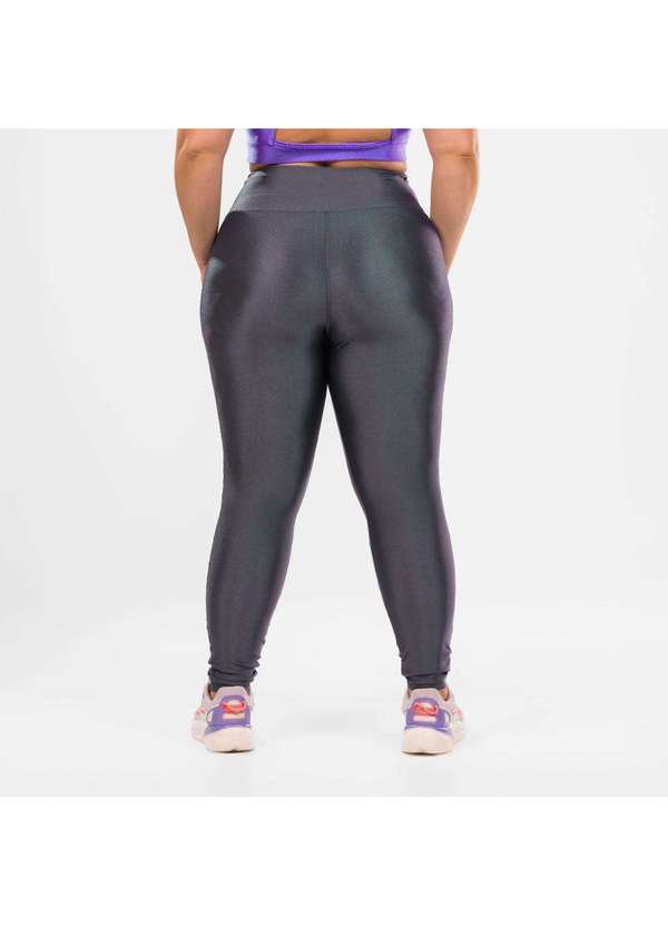 Donna Carioca - Legging Dopamine Cinza Clip Platinado com Estampa Emborrachada Cinza 6