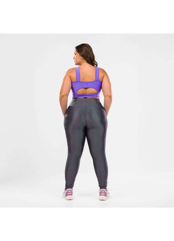 Donna Carioca - Legging Dopamine Cinza Clip Platinado com Estampa Emborrachada Cinza 8